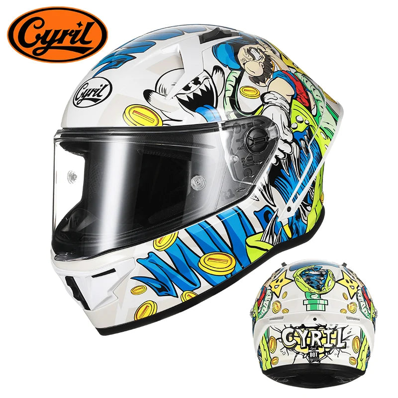 CASCO MOTO INTEGRALI VR46 R1 uomo donna casco moto casco integrale originale R1 DOT omologato ECE