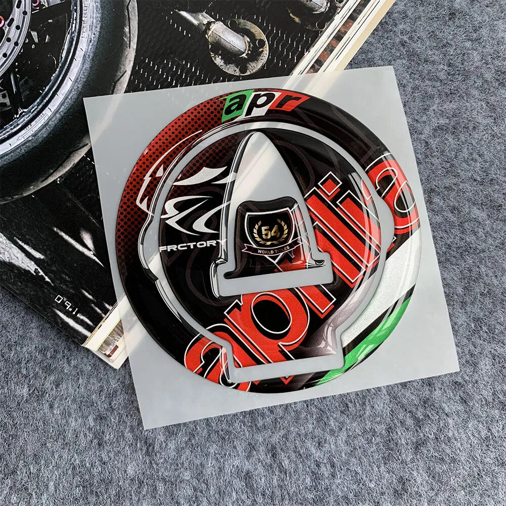 3D Motorcycle Fuel Tank Pad Sticker Decal for Aprilia April RSV4 Tuono V4 Rs 125/50 Shiver750 900 Rs660 RS4