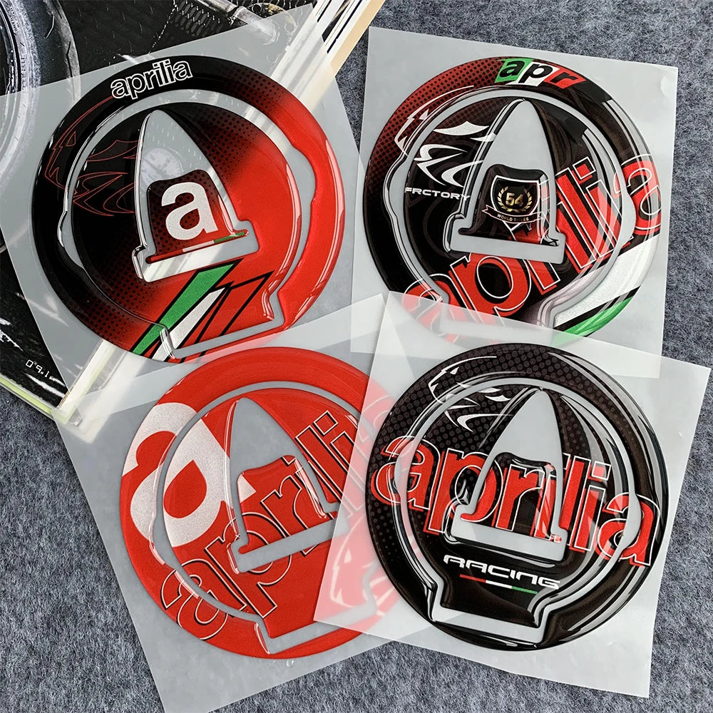 3D Motorcycle Fuel Tank Pad Sticker Decal for Aprilia April RSV4 Tuono V4 Rs 125/50 Shiver750 900 Rs660 RS4