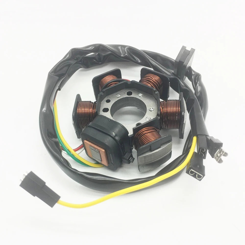 AM6 50 Stator Flywheel Magnet Fit For Yamaha DT50 TZR 50 Ignition Charing Coil Generator Racing Scooter Moped DC